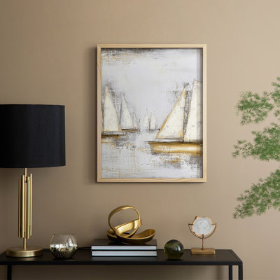 NAUTICAL Series CLXIV, reproduction encadrée - bois massif