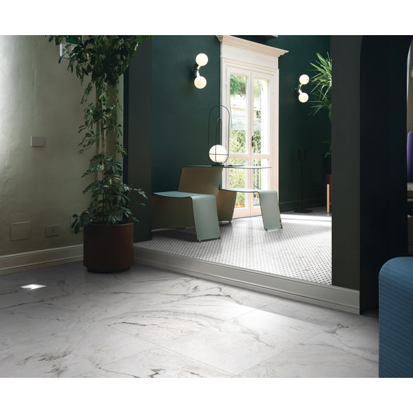 Novus 1" x 2" Porcelain Basketweave Mosaic Wall & Floor Tile