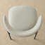 Chaise rembourrée avec pieds en métal-894426350