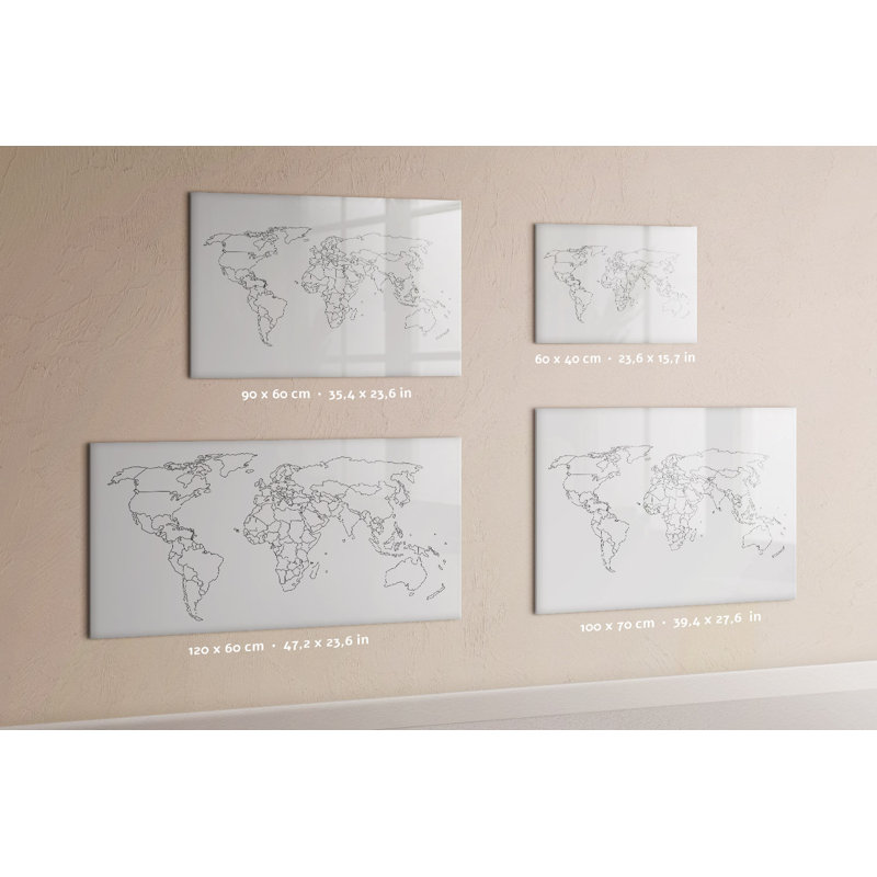Magnetic Glass Dry Erase Board