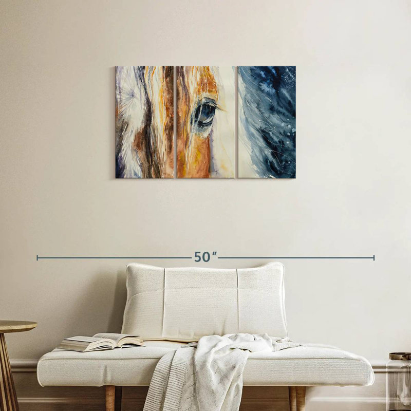 Horse Eye, 20" H x 33" W
