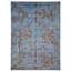 Hand Knotted Wool Area Rug in Blue