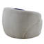 Fauteuil demi-tonneau pivotant, fauteuil simple