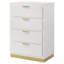 Commode blanche à 4 tiroirs Sophia-1295352285