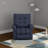 Velour Power Lift Chair In Lugano Indigo, Soft And Supportive For Ultimate Relaxation And Comfort, Recliner