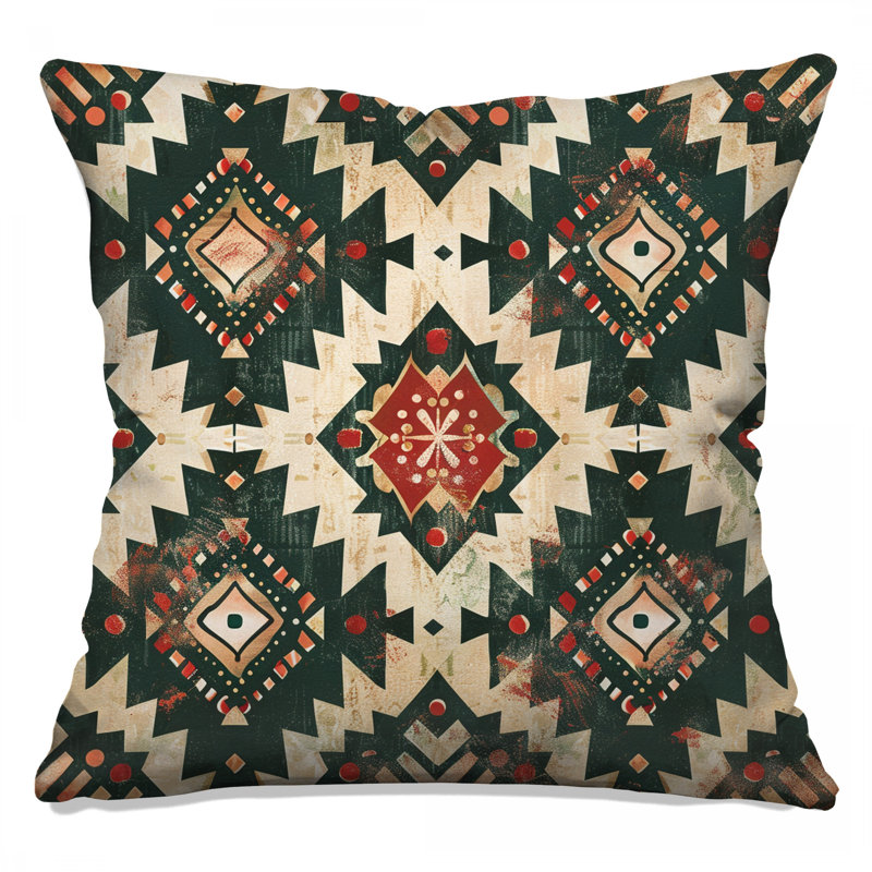 Coussins décoratifs Southwestern, 14 X 14 pouces