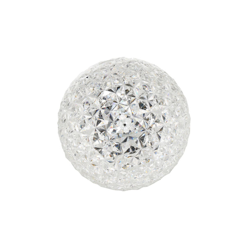 Planet LED Floor Lamp, Crystal, 63"