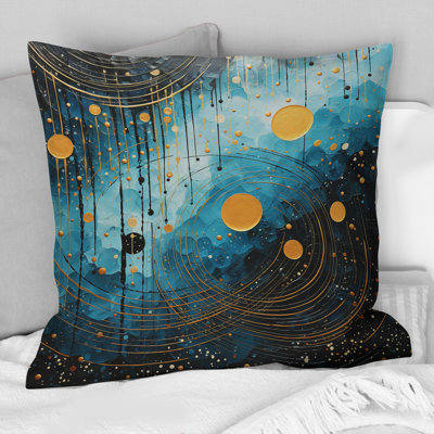 Coussin Blue Minimalisme Moon I - Minimalisme