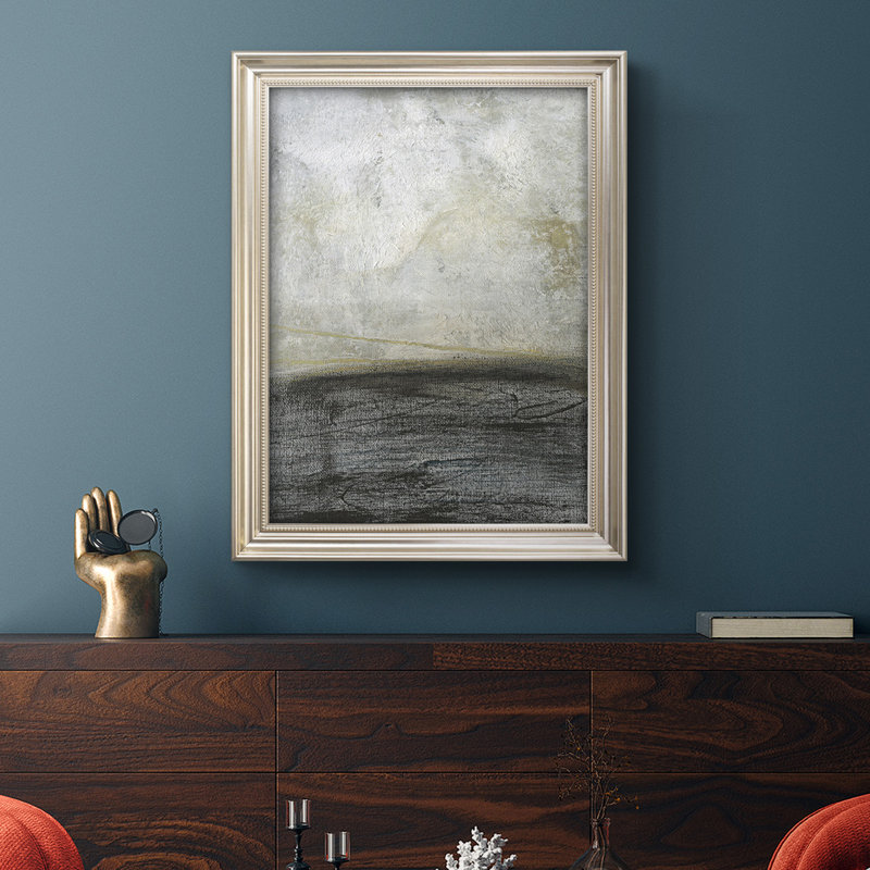 «Misty Landscape», reproduction sur toile encadrée, L 21 po x H 25 po