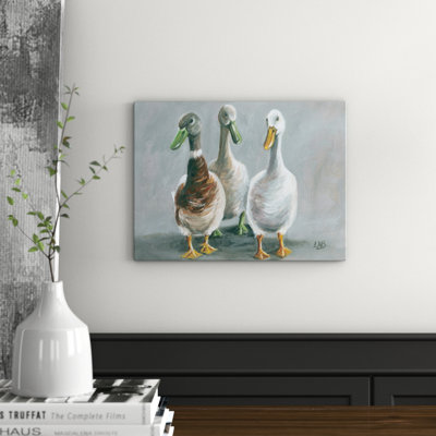 The Three Amigos by Louise Brown - No Frame Painting