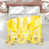 Jaune vif et ivoire clair