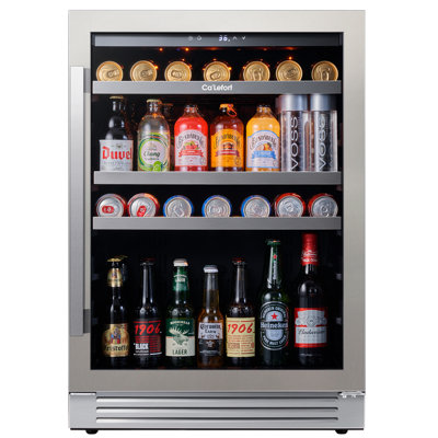Ca'Lefort 24'' Built-in Beverage Refrigerator Center Beer Cooler for 140 Cans