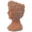 Pot à fleurs en ciment 9,34 lb - brun, style grec pour les jardins, style brun, idéal pour les ornements de jardin