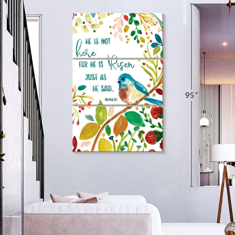 Tergel He Is Risen, 74" H x 48" W