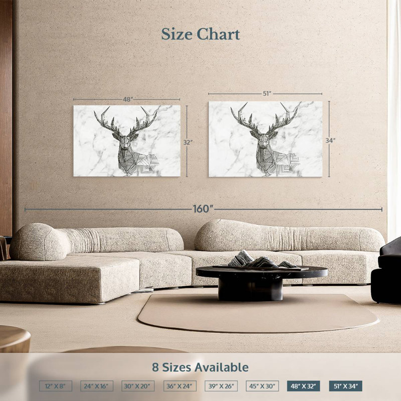Brampt Geometric Stag