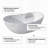 65 inch Matte White Solid Surface Freestanding Soaking Bathtub with Deep Soak Design