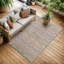 Tapis intérieur / extérieur rayé multicolore à tissage plat Ellenton-376811687