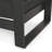 Outdoor Chair With Slat Design And Cushions Aluminum Frame Fabric Finish -