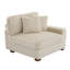 Upholstered Side Chair with Footstool-267339694