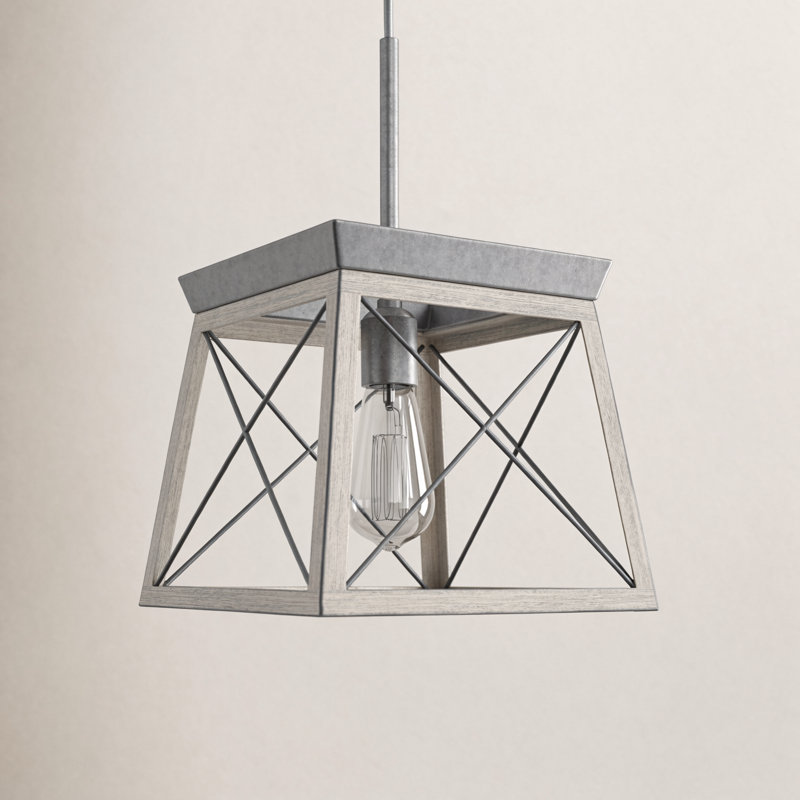 Soleil 1 - Light Single Pendant, Brushed Nickel