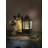 Snow Lantern with Snowman Scene