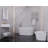 55.12" x 29.53" Freestanding Soaking Acrylic Bathtub