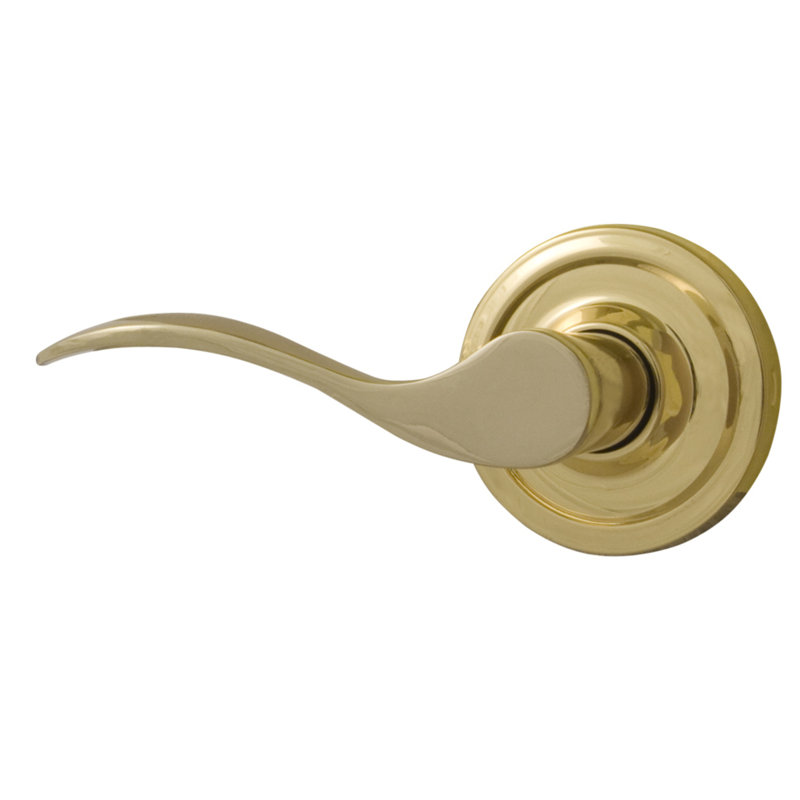 Poignée de porte Bordeau, Laiton poli, Gauche