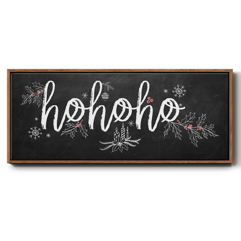 Ho Ho Ho- Framed Canvas