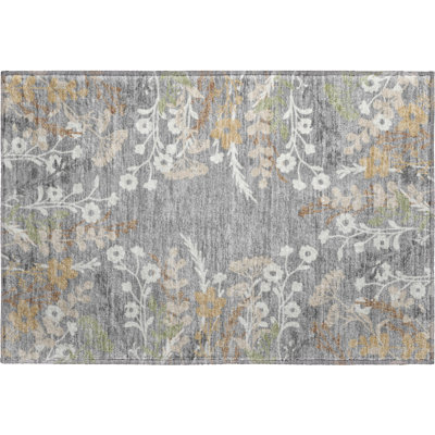 Tapis floral lavable à la machine de qualité supérieure Mayfield AMF2334