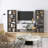 Asymmetrical Display Shelf & Bookcase, 5-Tier