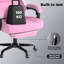 Metro Lane Adjustable Swiveling Gaming Chair Game Chair with Footrest-1721273380
