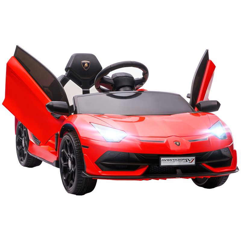 HOMCOM Battery Powered Ride On with Remote Control, Red