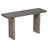 Oak Veneer Console Table With Distinctive Side Shapes-596202163