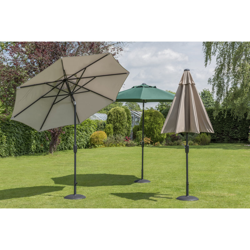 Daphne Elizabeth 3m Parasol, Mouse Grey