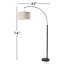 Lampe sur pied arquée 74 po Astra