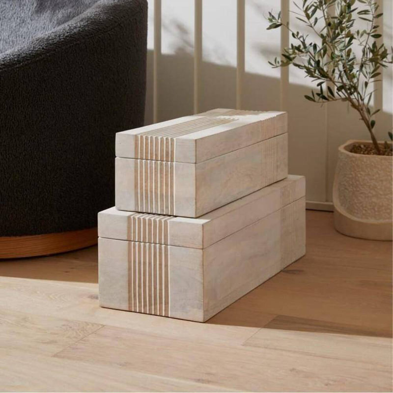 Kamira Solid Wood Decorative Box
