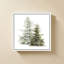 «Wooded Holiday Trees» par Katie pertiet - impression sur toile-578483607-578483597