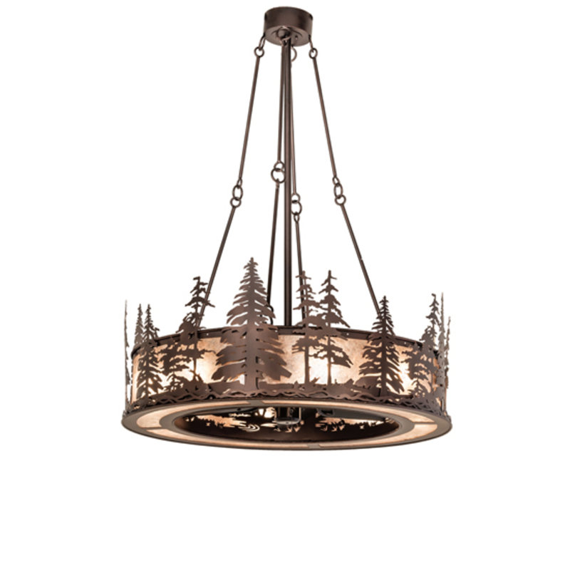 Tall Pines Downrod Ceiling Fan
