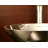 Houzer Club 13.56'' Lustrous Satin Stainless Steel Metal Oval Bathroom Sink-2894920
