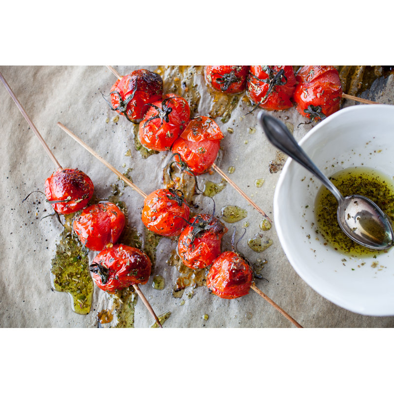 Grilled Tomatoes - Wrapped Canvas Print, 30cm H x 46cm W x 3.8cm D