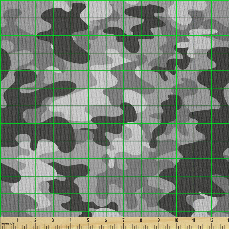 Darpan Stain in Gloomy Greyscale Tones Multi-Purpose Fabric