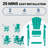 2-Person 26'' Outdoor Tall Adirondack Chairs With Table-1366476273