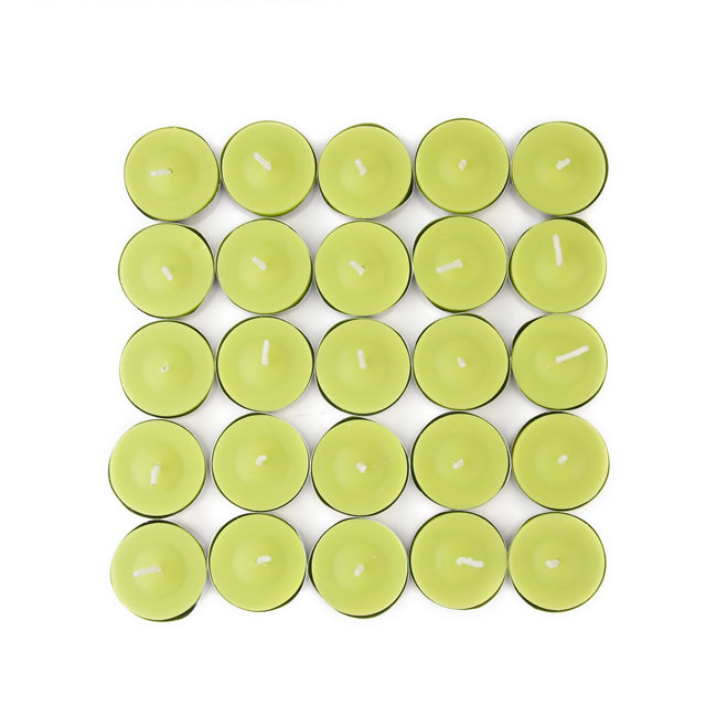 Bougie parfumée Citronella, Vert, Ensemble de 100