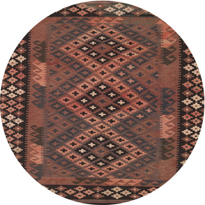Tapis brun Southwestern