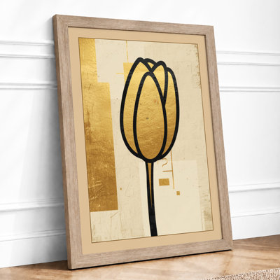 Elegant Tulip Botanical - Framed Print