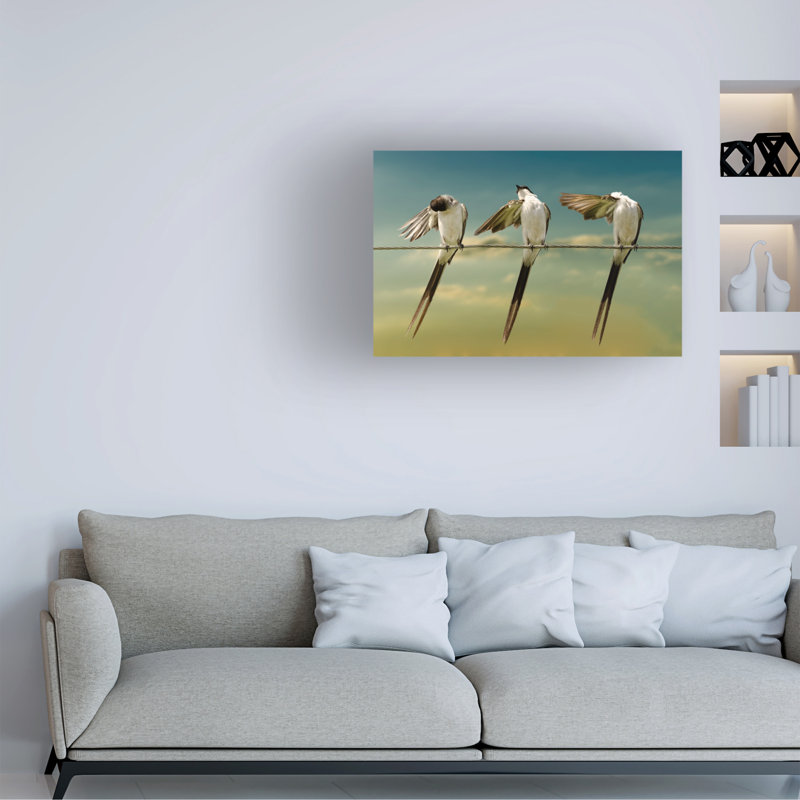 Chechi Peinado Fork Tailed Canvas Art, 30" H x 47" W