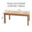Venice Outdoor Teak Coffee Table