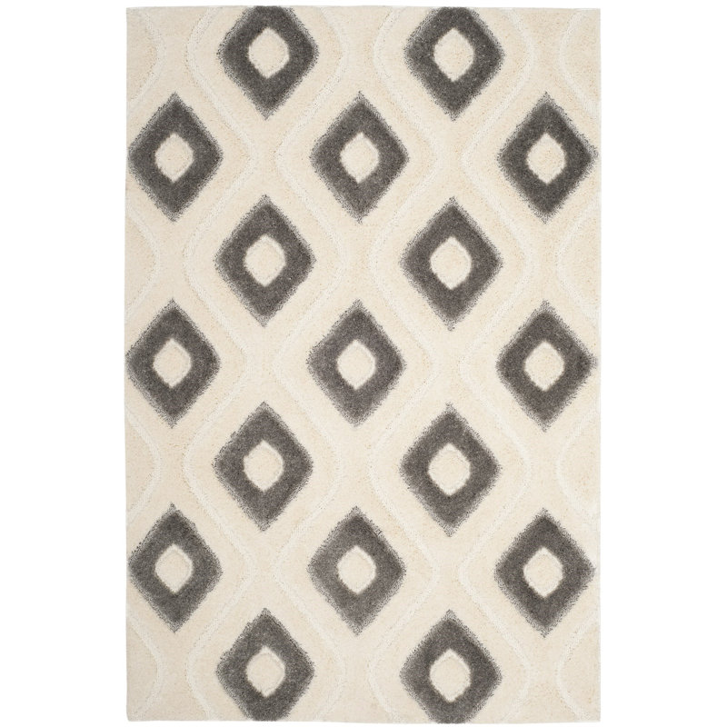Ashburnham Olympia Shag Performance Geometric Rug, Rectangle 6'7" x 9'2"