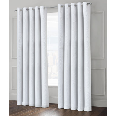 Caldarelli Deluxe Quilted Grandeur Pinsonic Ringtop Curtain