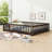 Queen Wooden Floor Bed With Guardrails
